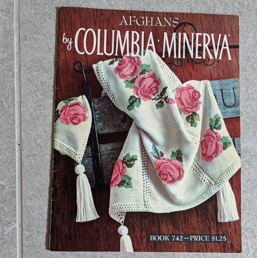 Afghans by Columbia Minerva Bk 742 Pattern Book